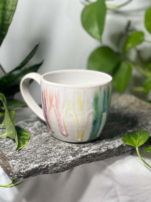 Rainbow rain mug 16 oz